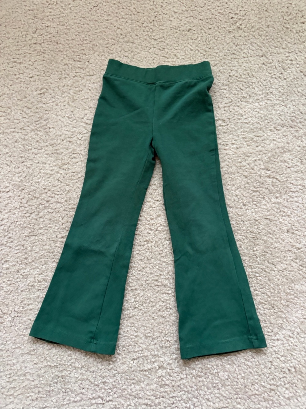 Hanna Andersson Emerald Green Flare Leggings